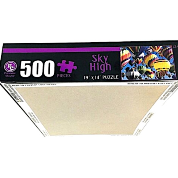 NEW Hot Air Balloon Puzzle 500 Pieces Sky High 19"x14" Forever Clever New Sealed - Picture 4 of 9